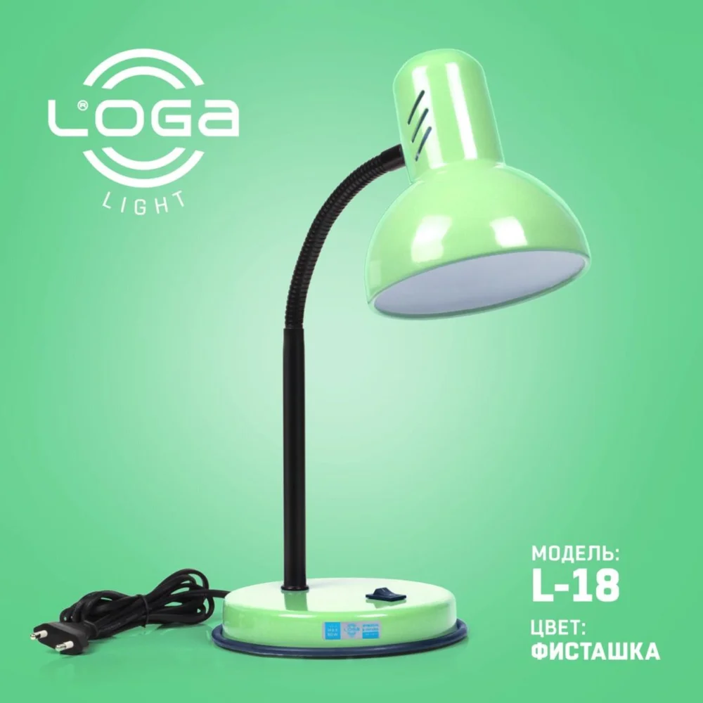 Лампа настільна LOGA L-18 (Фісташка)