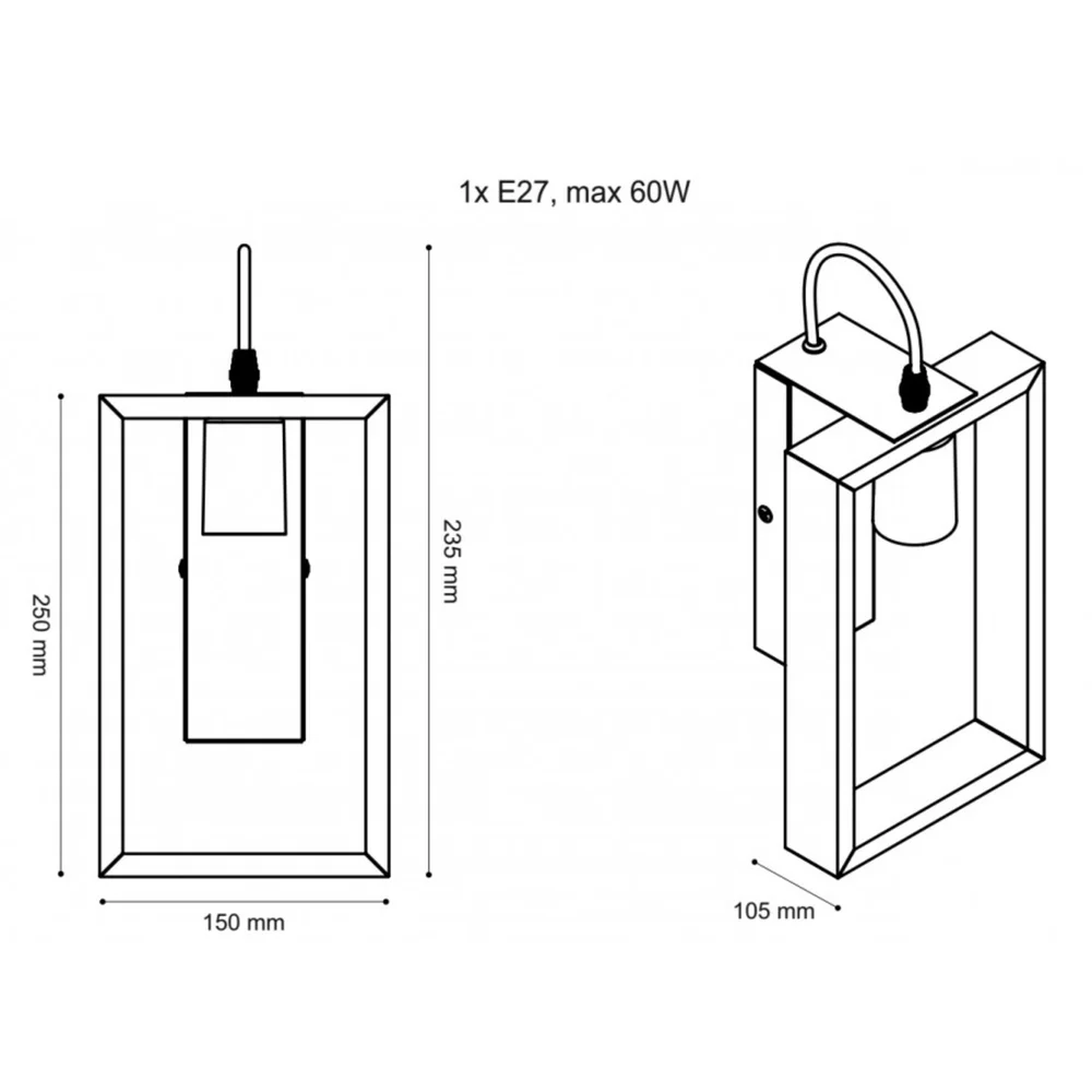 Светильник настенный Vesta Light Wooden Frame 64231 Натуральный