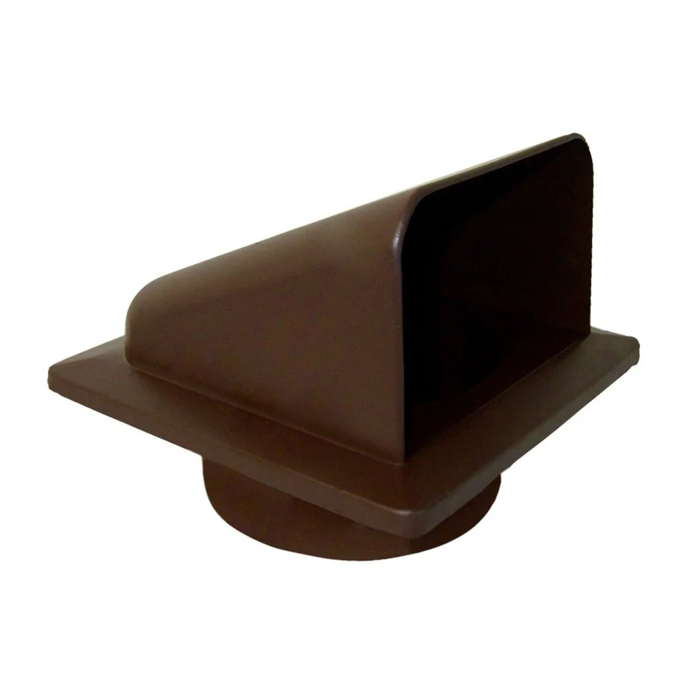 Вентиляційний ковпак з клапаном та фланцем MINIMAX 140х140x100 (коричневий)