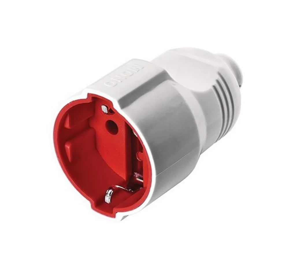 Розетка гнездо штепсельное переносное с заземлением Mono Electric