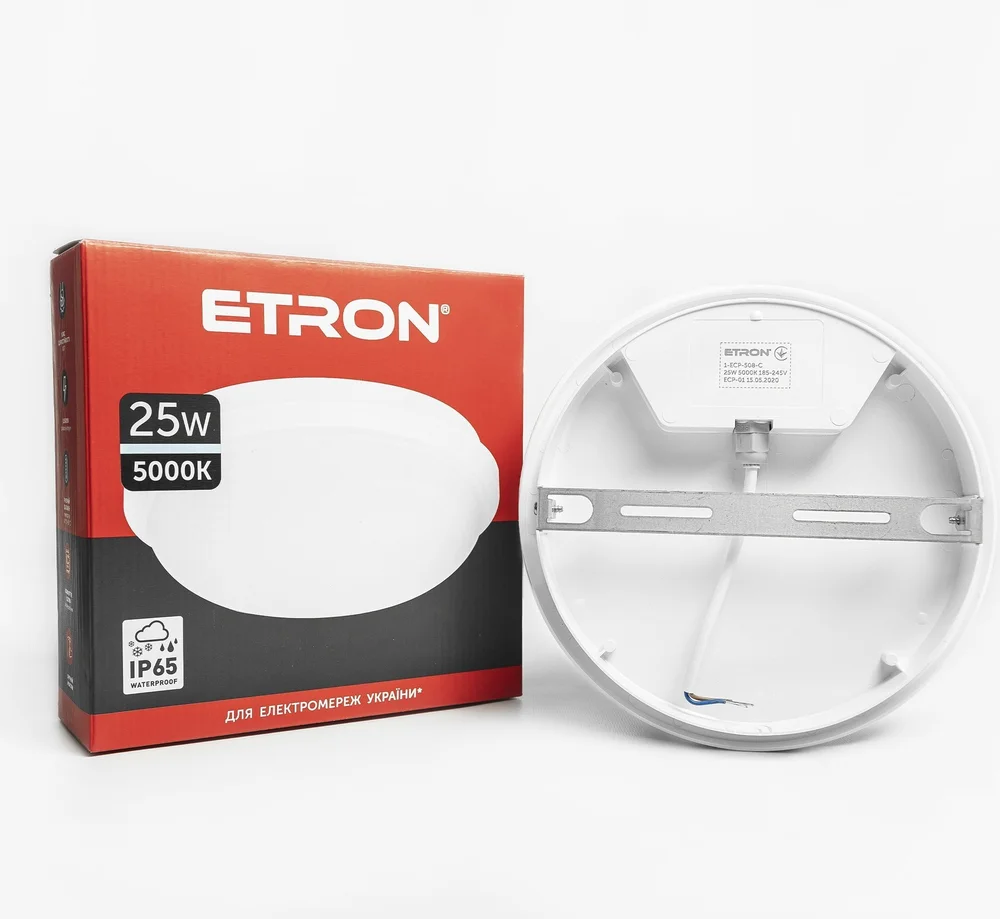 Світлодіодний світильник ETRON Communal 1-EСP-508-C 25W 5000К коло