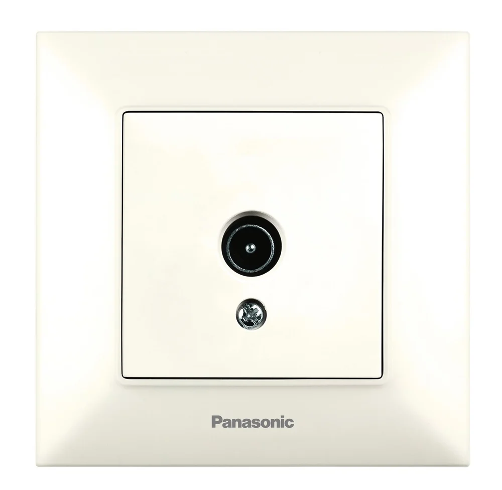 Розетка TV концевая Panasonic Arkedia Slim крем WNTC0451-2BG