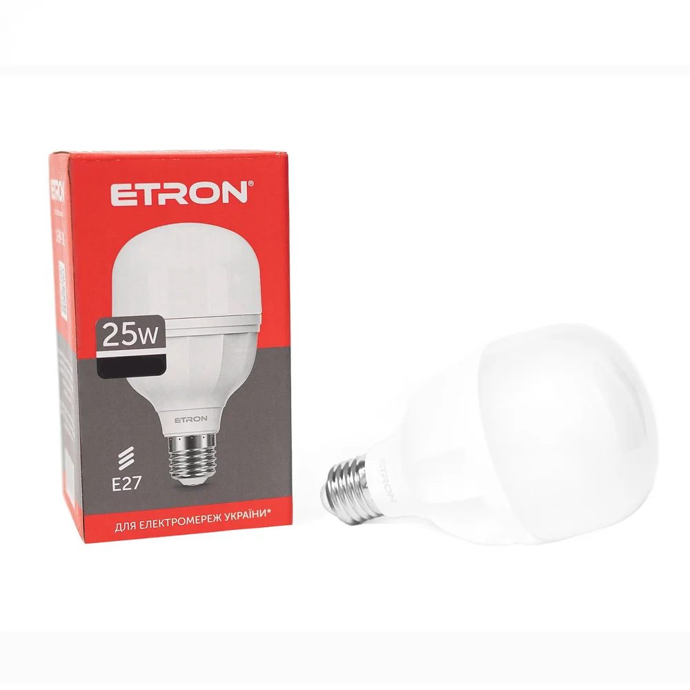 Лампа светодиодная высокомощная ETRON 25W T80 4200K 220V E27 дневной свет
