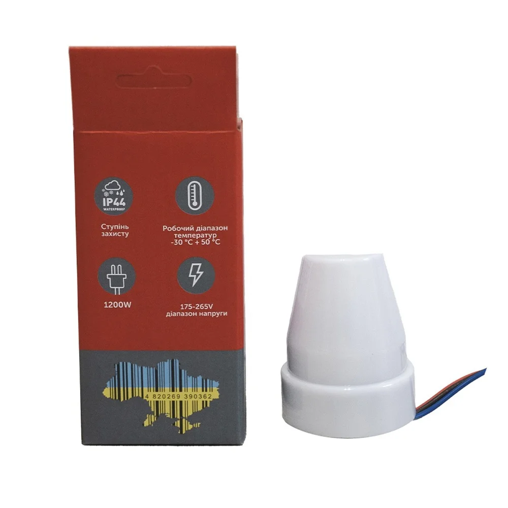 Сутінковий датчик ETRON Sensor 1-ESP-351 10A 230V ІР44 фотометричний