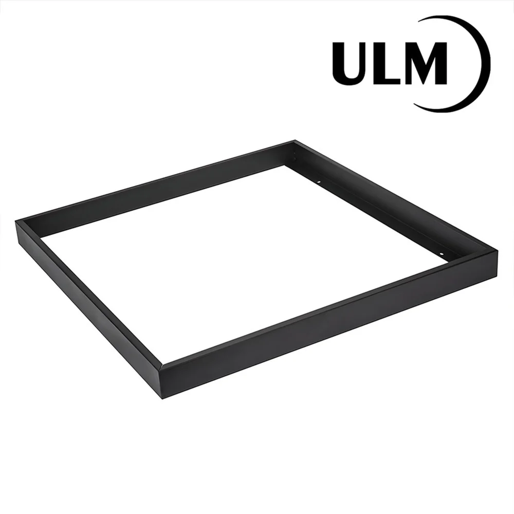 Рамка для накладного монтажу LED-панелей Армстронг ULM 600х600х50 мм (чорнпласт)