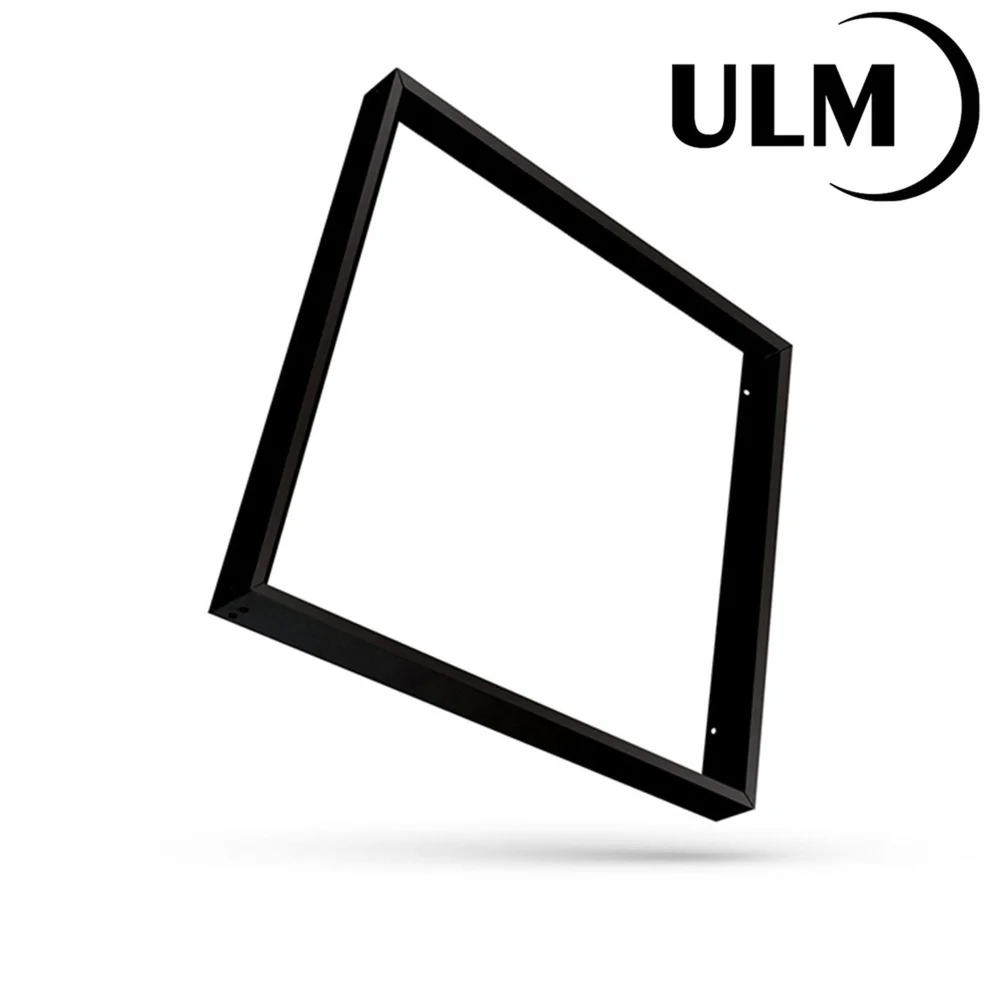 Рамка для накладного монтажу LED-панелей Армстронг ULM 600х600х50 мм (чорнпласт)