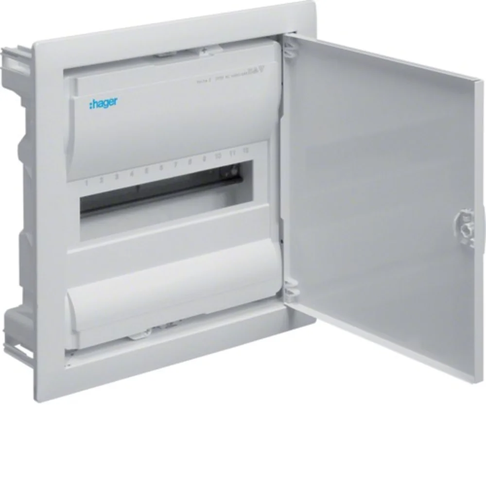 Вбудований розподільний щит Hager Volta без клем на 12 модулів IP30 (VU12UA)