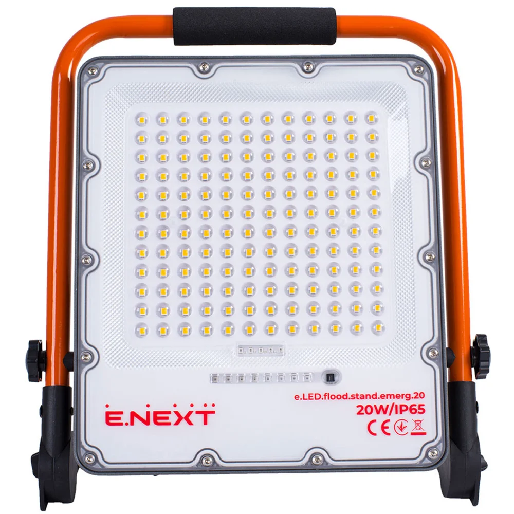 Прожектор світлодіодний акумуляторний E.NEXT 20 Вт