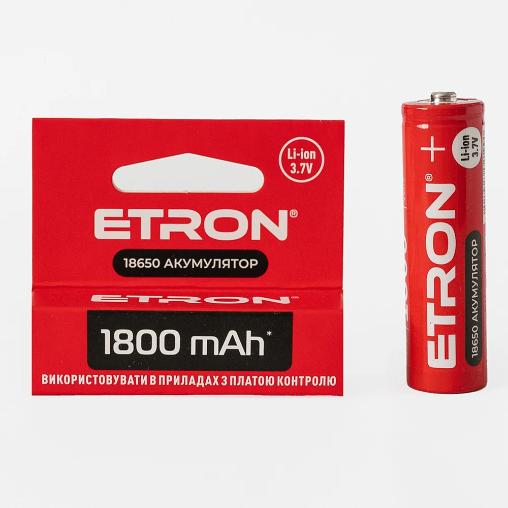 Акумулятор ETRON Ultimate Power 18650 1800 mAh