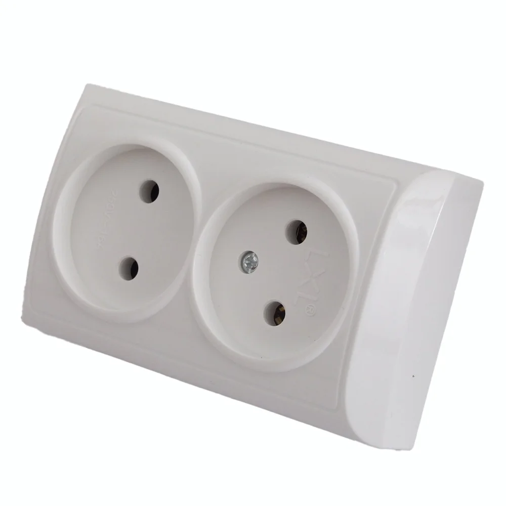 Розетка подвійна 2212 LXL TERRA біла