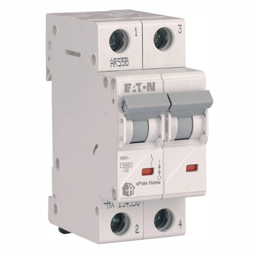 Автоматичний вимикач Eaton HL-C20/2 2P 20А тип C