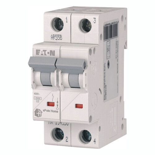 Автоматичний вимикач Eaton HL-C10/2 2P 10А тип C