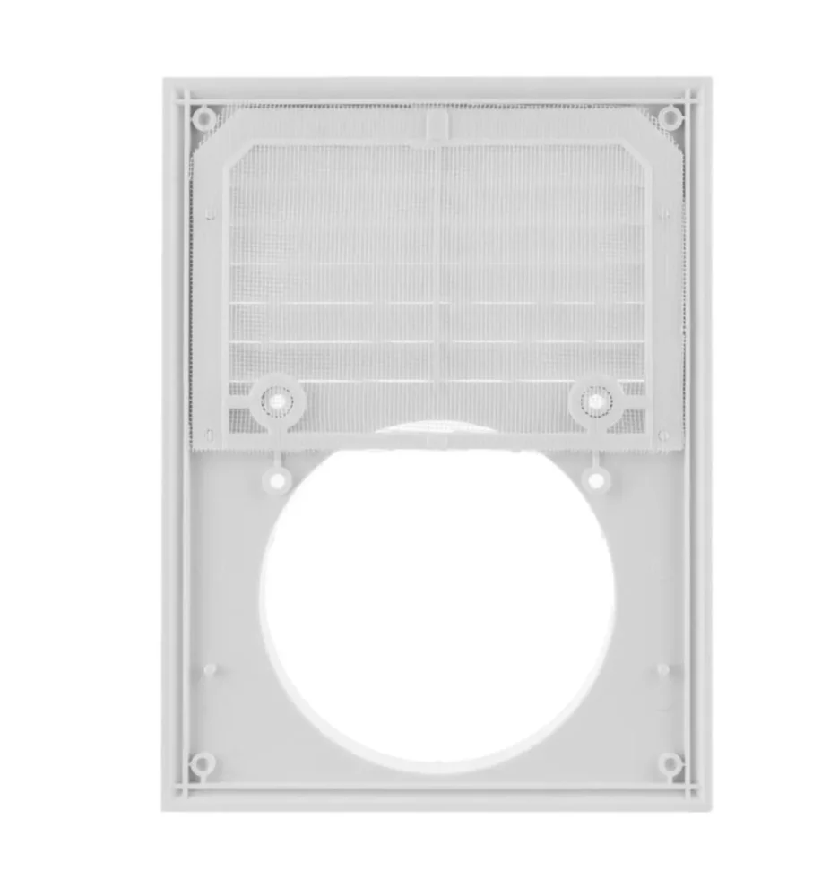 Вентиляційна решітка з сіткою та фланцем MINIMAX 240х180х120