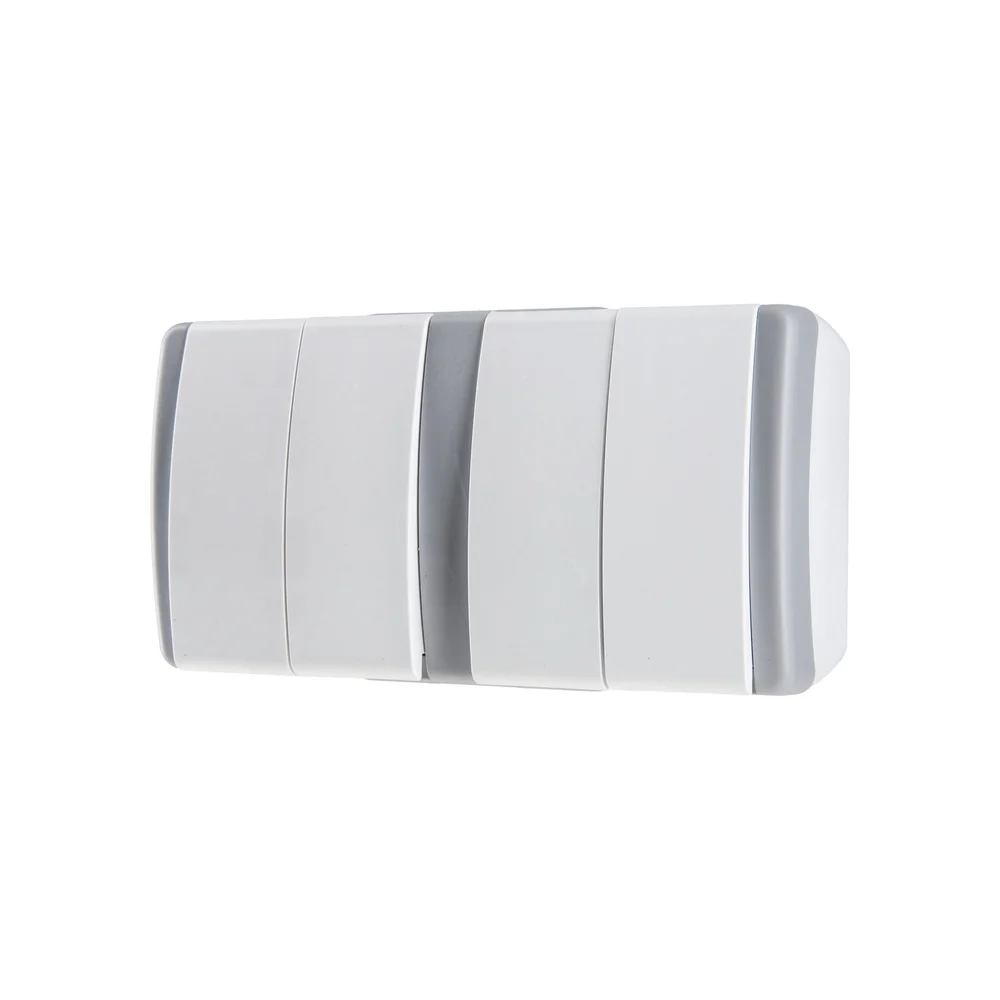 Вимикач двоклавішний + Вимикач двоклавішний Mono Electric OCTANS IP54