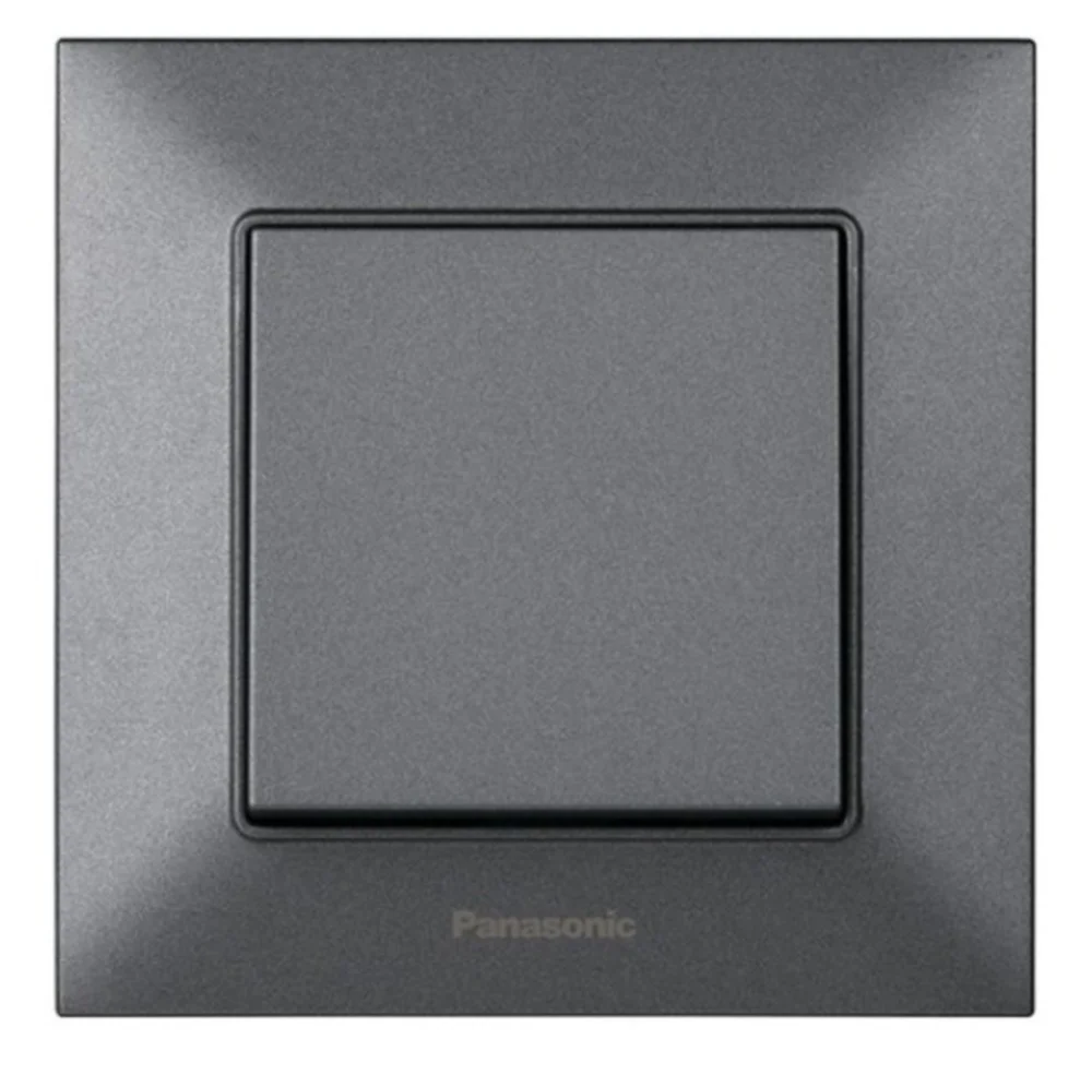Вимикач одноклавішний Panasonic Arkedia Slim Дим WNTC0001-2DG