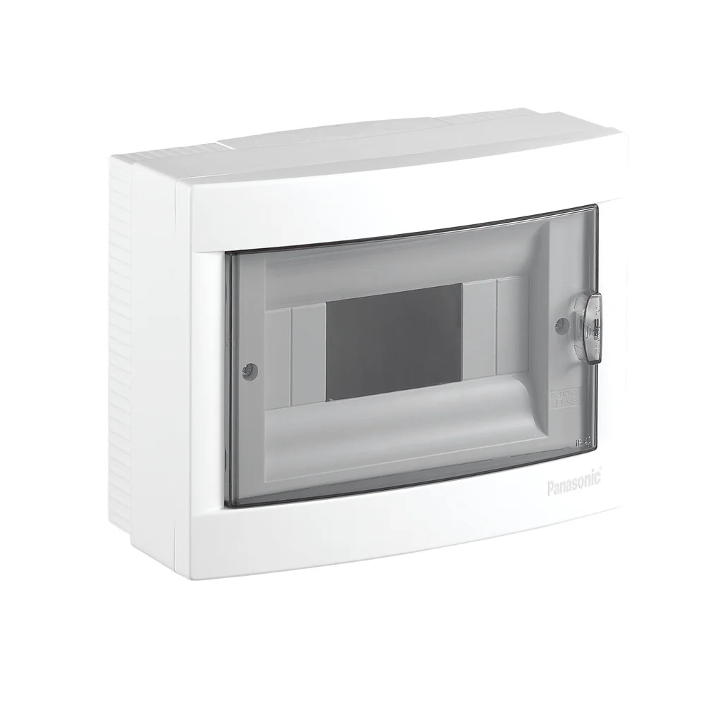 Накладний зовнішній розподільний щиток Panasonic на 8 модулів (BQDT20811)