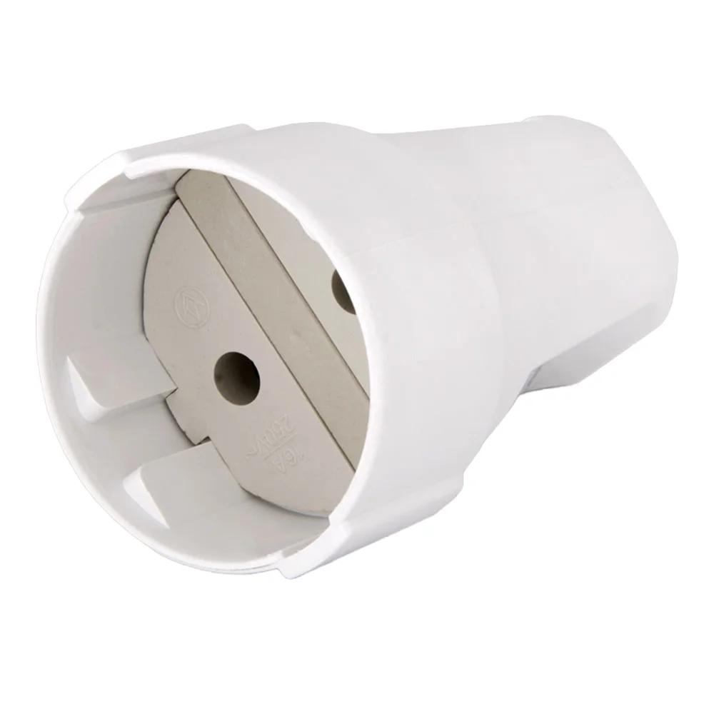 Розетка гніздо штепсельне переносне без заземлення 16A 132 LXL біле