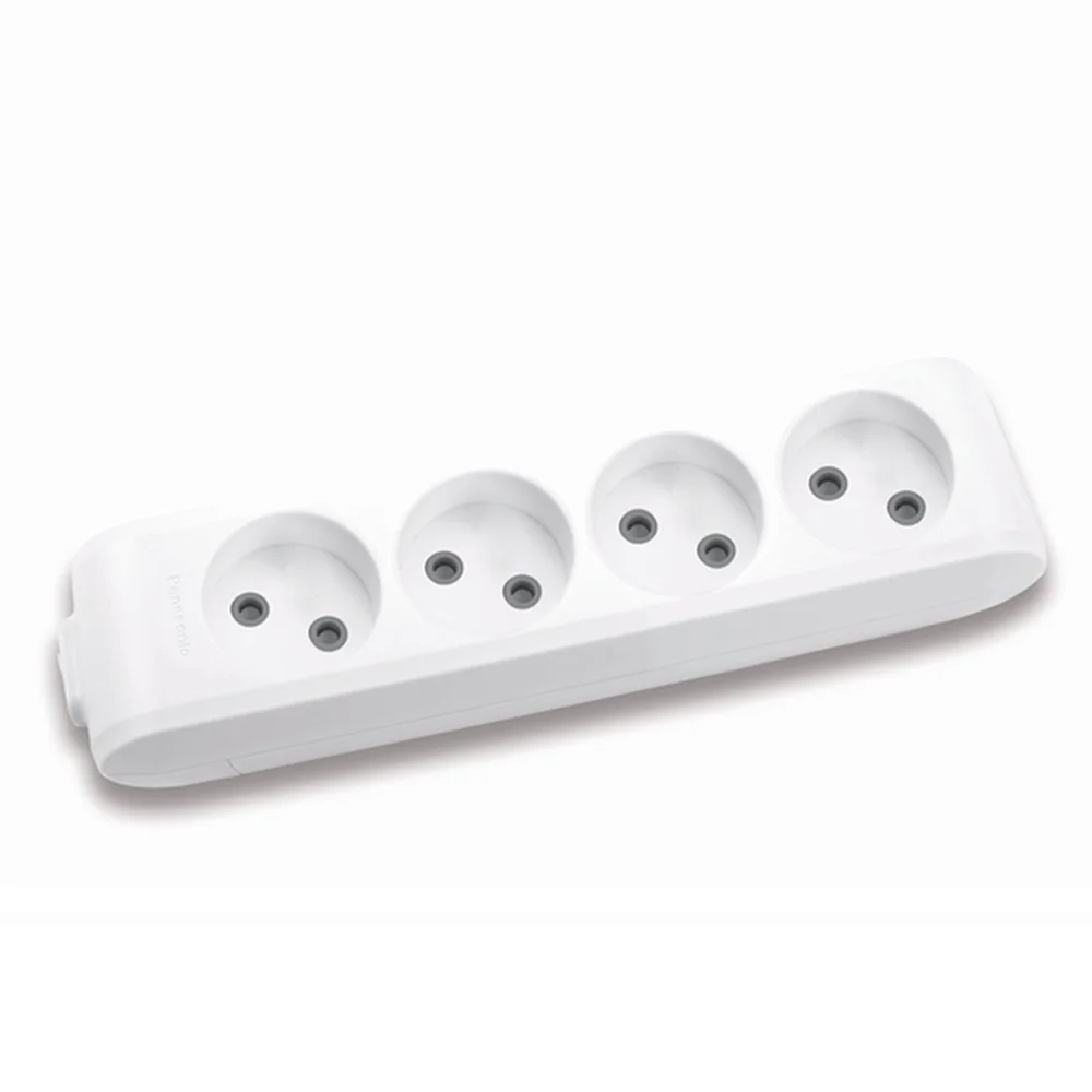 Колодка 4 гнізда без заземлення Panasonic X-Tendia сіра