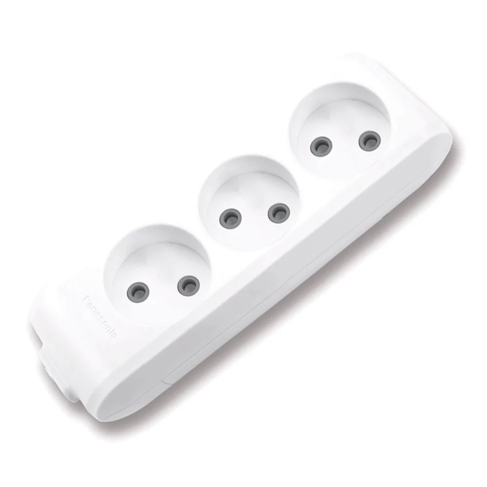 Колодка 3 гнізда без заземлення Panasonic X-Tendia сіра