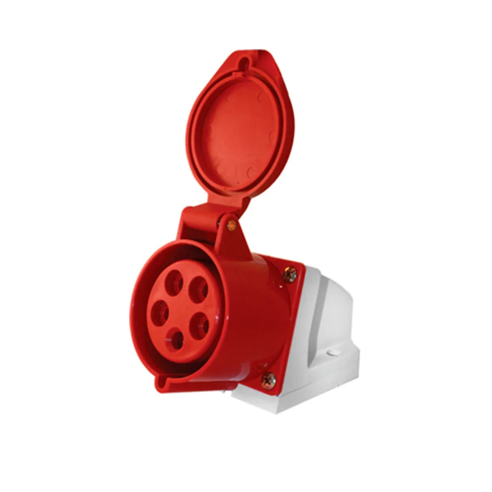 Силова розетка стаціонарна E.NEXT e.socket.pro.5.16, 5п., 380В, 16А p012007