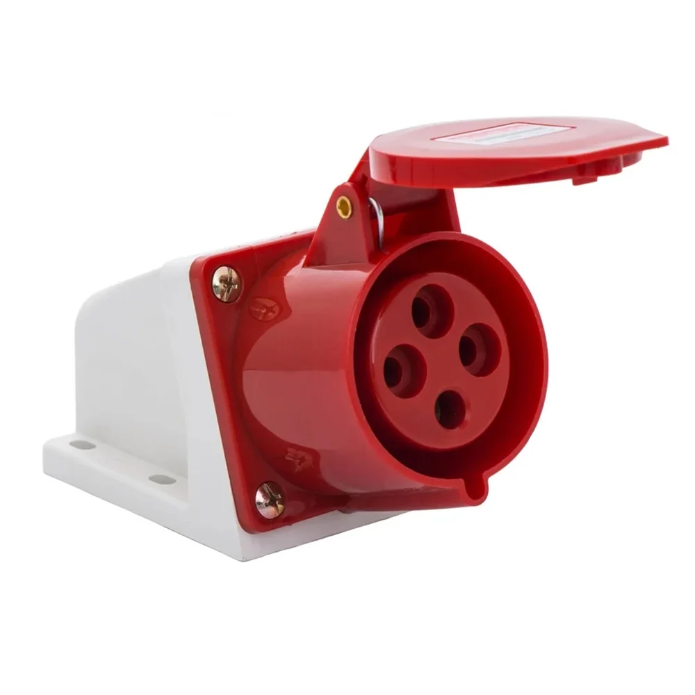 Силова розетка стаціонарна E.NEXT e.socket.pro.4.32, 4п., 380В, 32А p012005