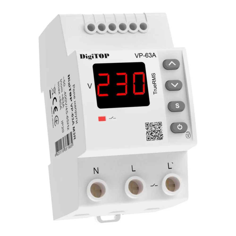 Реле напруги – DigiTOP VP-63A M3R