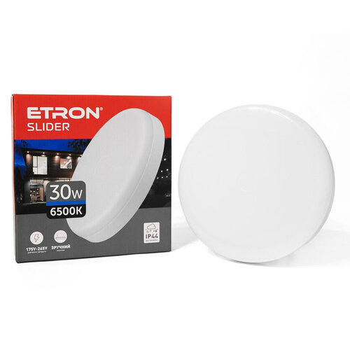 Світлодіодний світильник ETRON 1-EIP-935 Slider 30W 6500K ІР44 круг