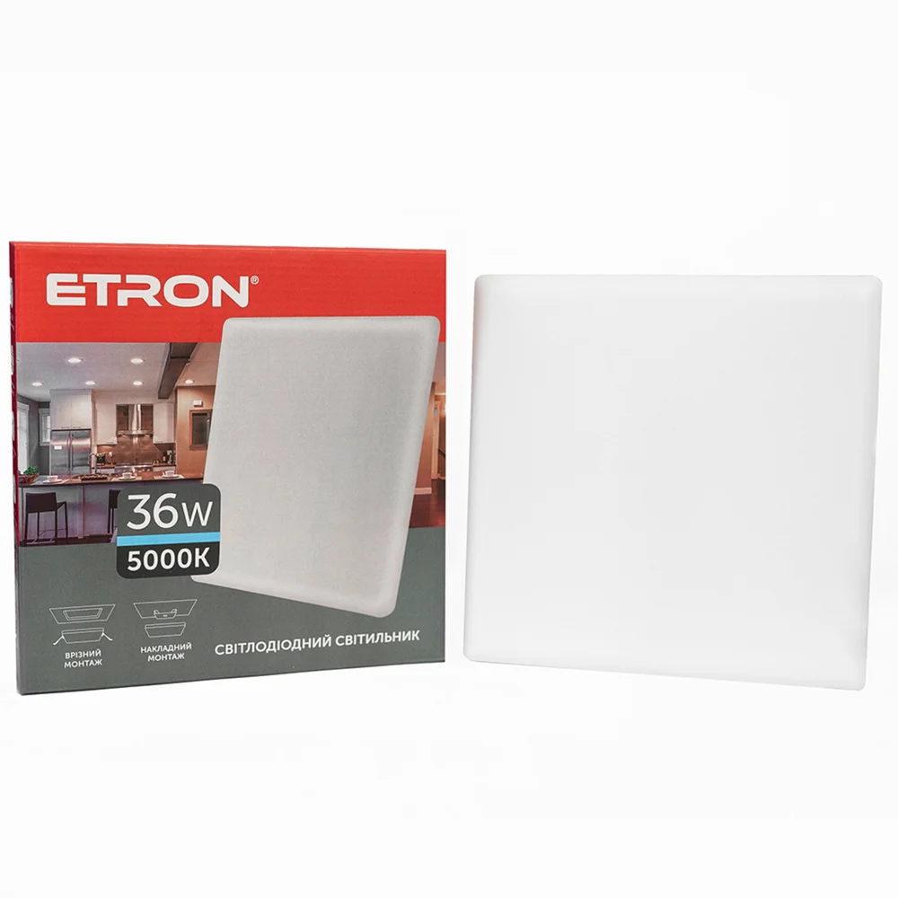 Светодиодный светильник ETRON Multipurpose 36W 5000К IP20