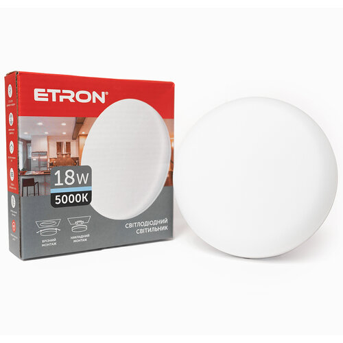 Світлодіодний світильник ETRON Multipurpose 1-EMP-708 18W 5000К ІР20