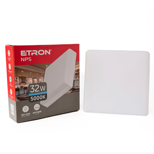 Світлодіодний світильник ETRON 1-EMP-784 NPS 32W 5000К ІР20 квадрат
