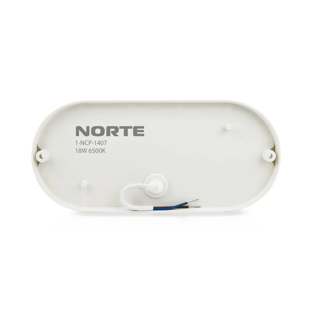 Светильник светодиодный 1-NСP-1407 18W 6500К овал IP65 TM NORTE