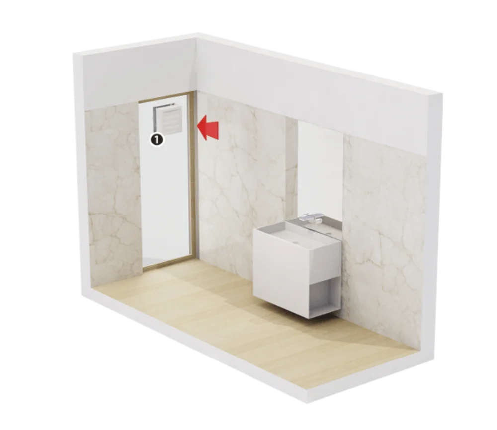 Вентилятор побутовий DOSPEL POLO 6 150 AZ автоматичні жалюзі (007-0204)