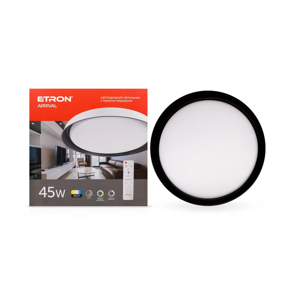 Светодиодный светильник Smart ARRIVAL 1-ESP-2000 45W Black&White IP20 ETRON