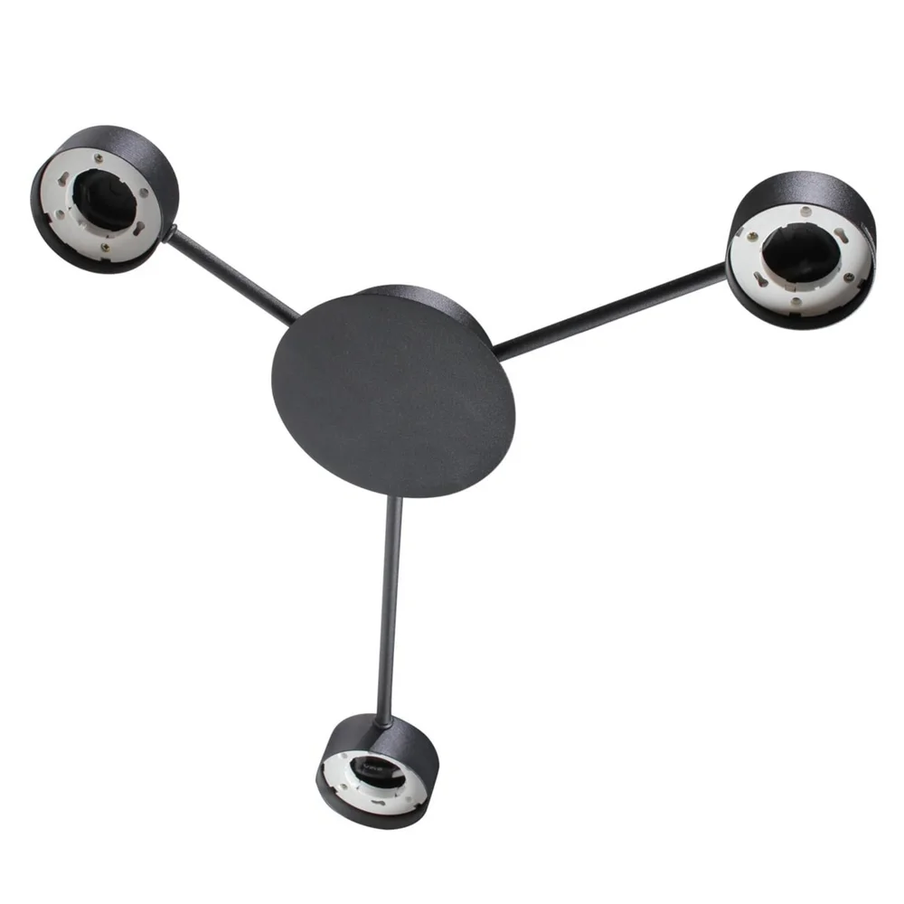 Светильник потолочный люстра ETRON Axis GX53 3x15Вт черный 1-EDR-8410