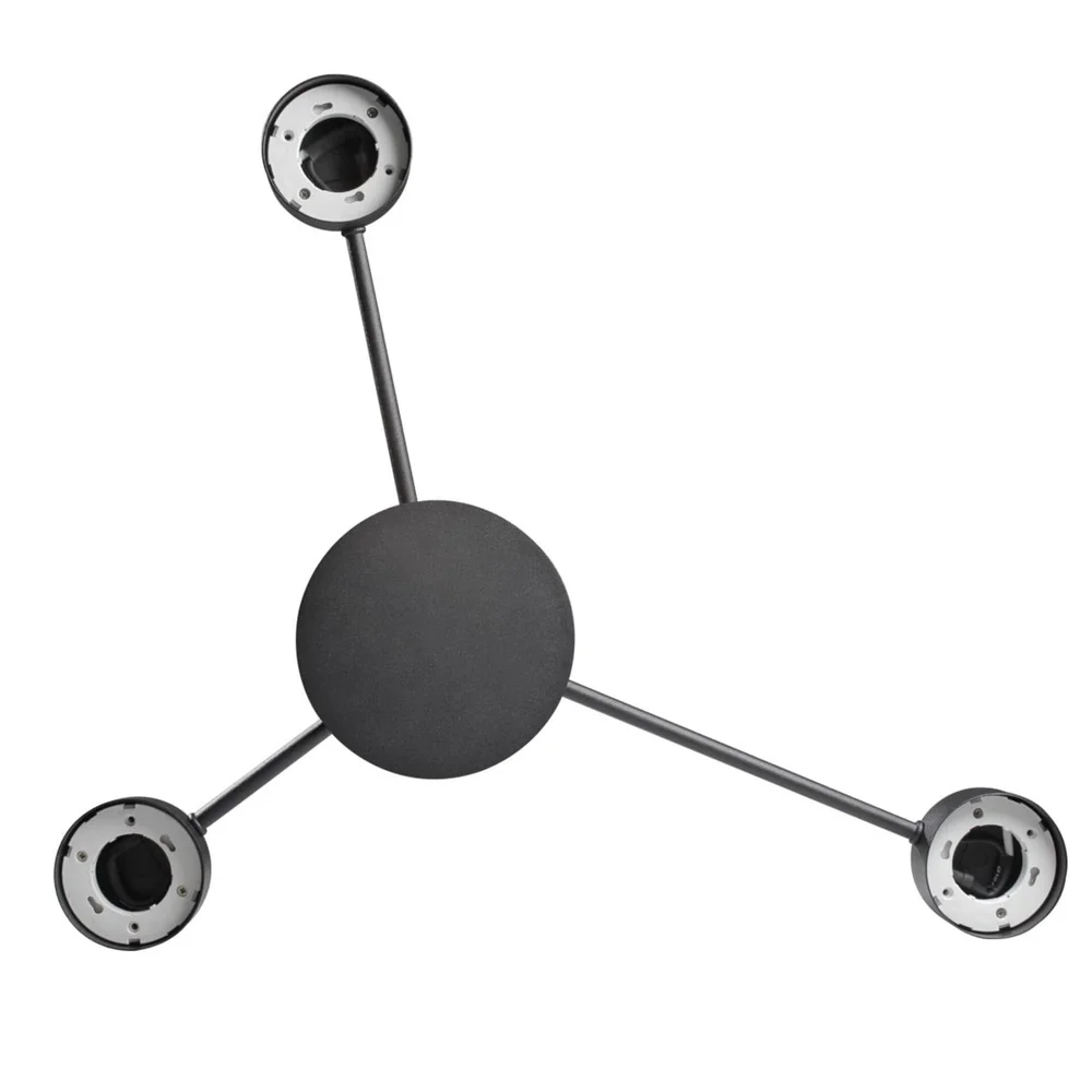 Светильник потолочный люстра ETRON Axis GX53 3x15Вт черный 1-EDR-8410