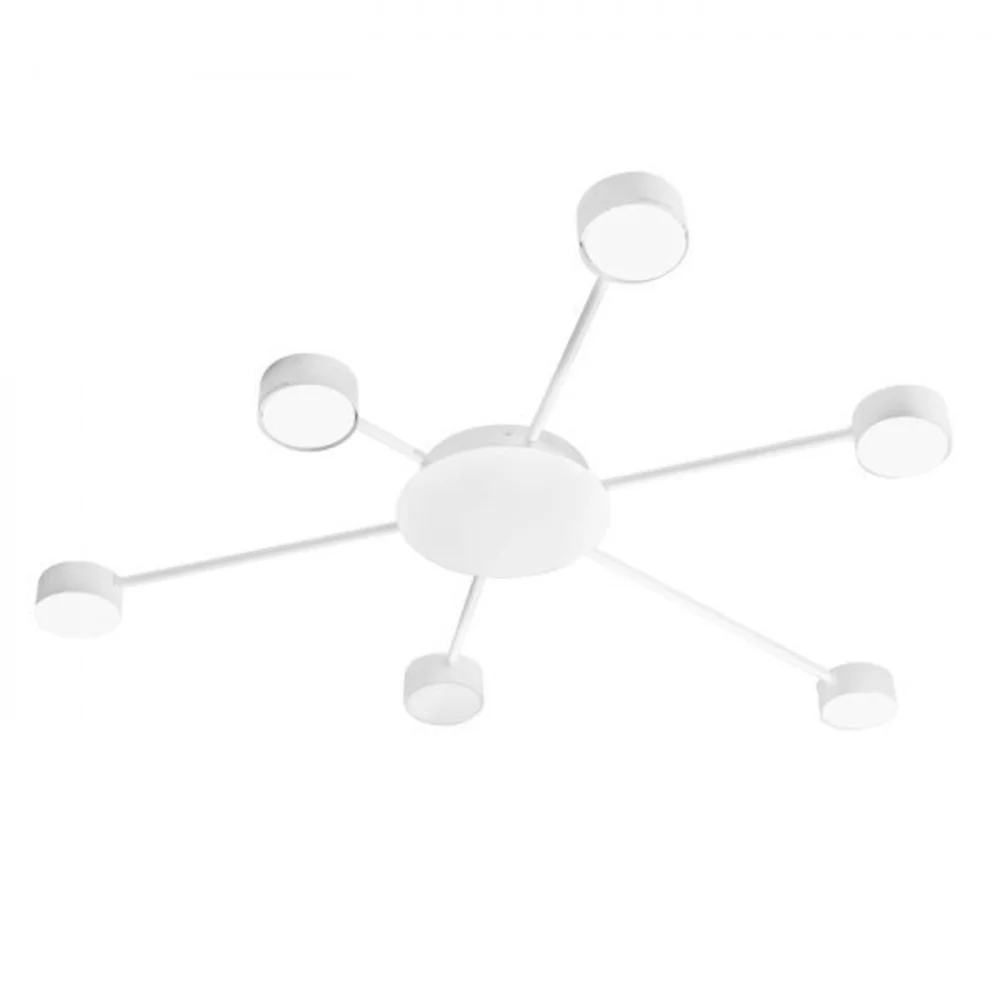 Светильник потолочный люстра ETRON Axis GX53 6x15Вт белый 1-EDR-8413