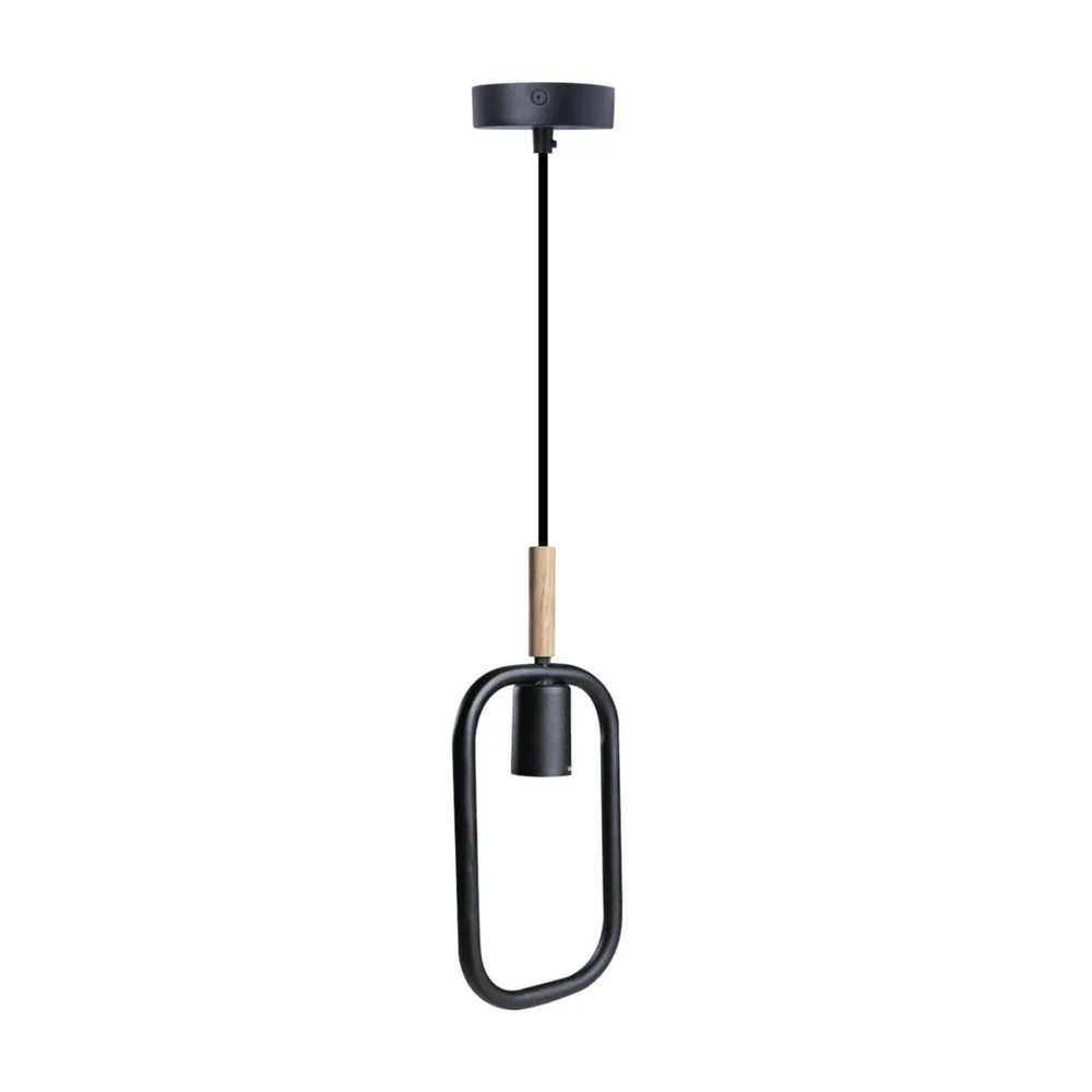 Світильник підвісний люстра ETRON Kinetic E27 1x40Вт чорний 1-EDR-7600