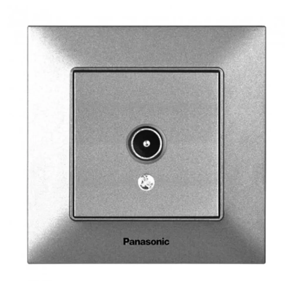 Розетка TV кінцева Panasonic Arkedia Slim Срібло (WNTC0451-2SL)