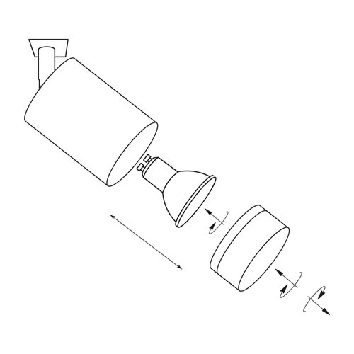 Свiтильник трековий SHYPIT TR 5511 GU10 WH LIGHT SET