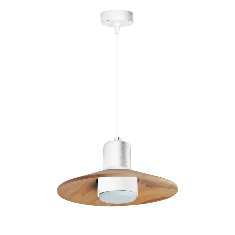 Світильник підвісний люстра ETRON Solis GX53 1x15Вт  натуральний/білий 1-EDR-9003