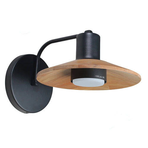 Светильник настенный бра ETRON Solis GX53 1x15Вт натуральный/черный 1-EDR-9000