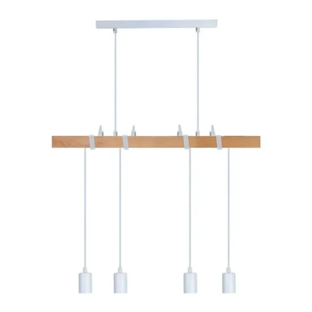 Світильник підвісний люстра ETRON Kinetic E27 4x40Вт  білий 1-EDR-7623