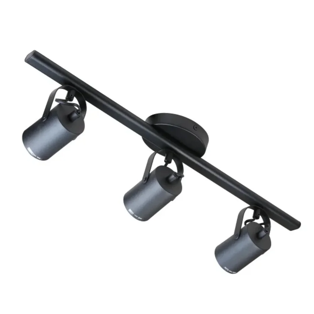 Світильник настінно-стельовий ETRON SpotModern GU10  3x35Вт чорний 1-EDR-8704