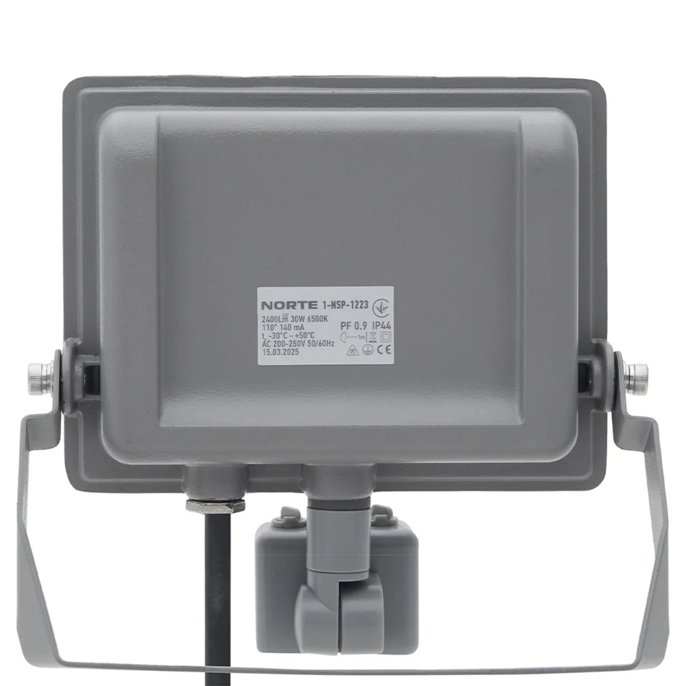 Прожектор NORTE Spotlight 1-NSP-1223 30W 6500К з датчиком руху