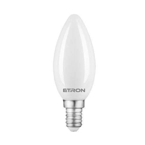 Світлодіодна філаментна лампа ETRON SoftGlow C35 8W 4000K E14 матова колба (1-EFP-1822)