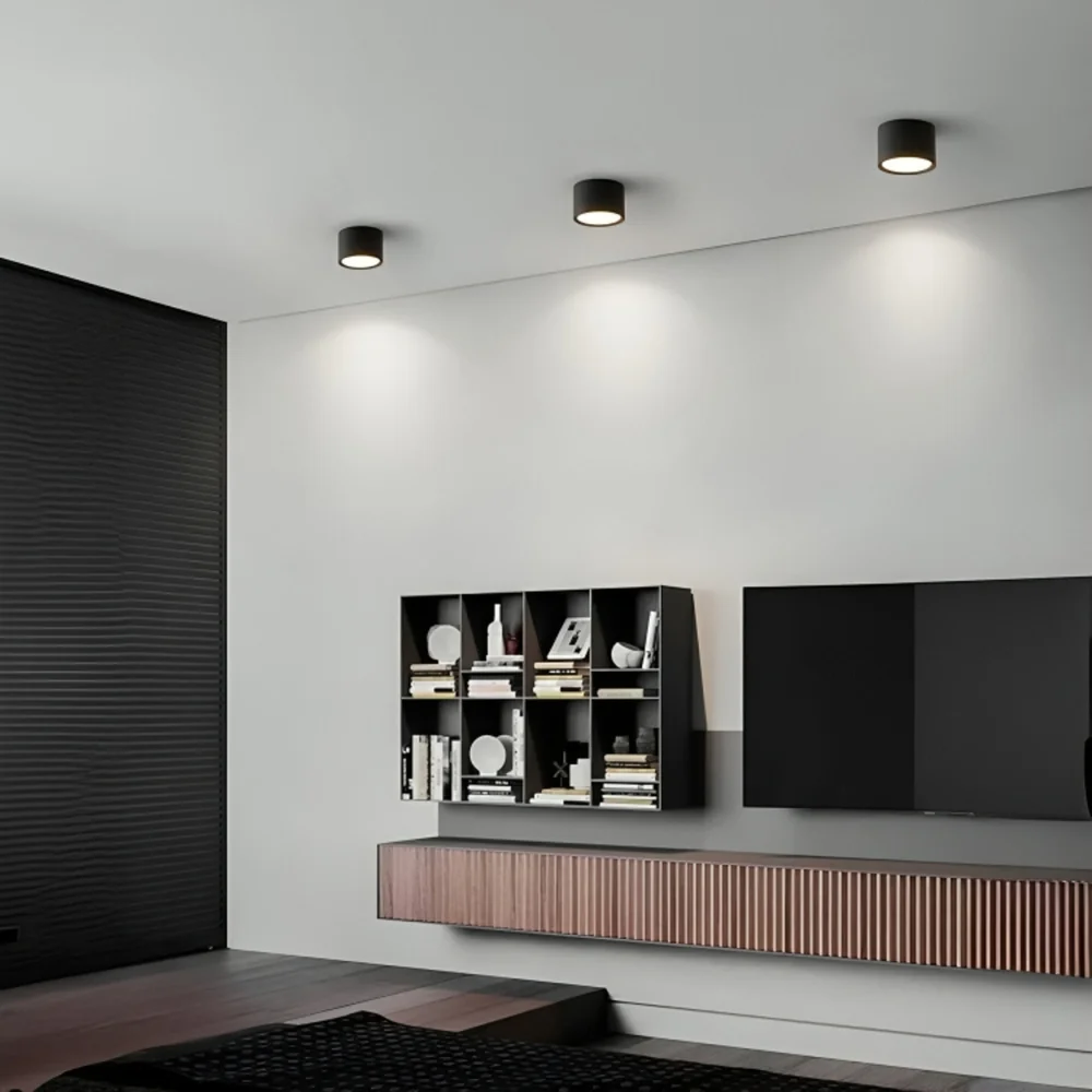 Світильник стельовий точковий ETRON Axis GX53 1x15Вт чорний 1-EFP-2226