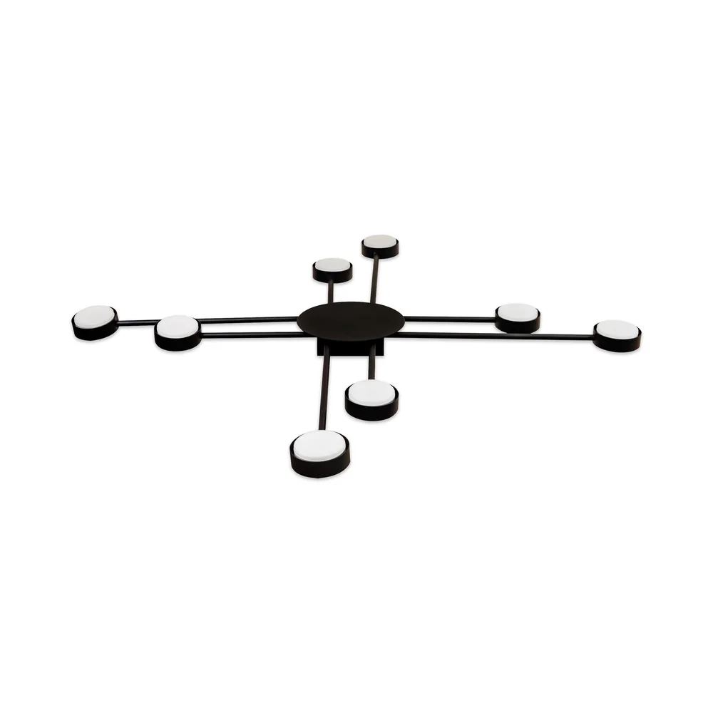 Світильник стельовий люстра ETRON Radiant GX53 8x15Вт чорний 1-EFP-2224 TM ETRON