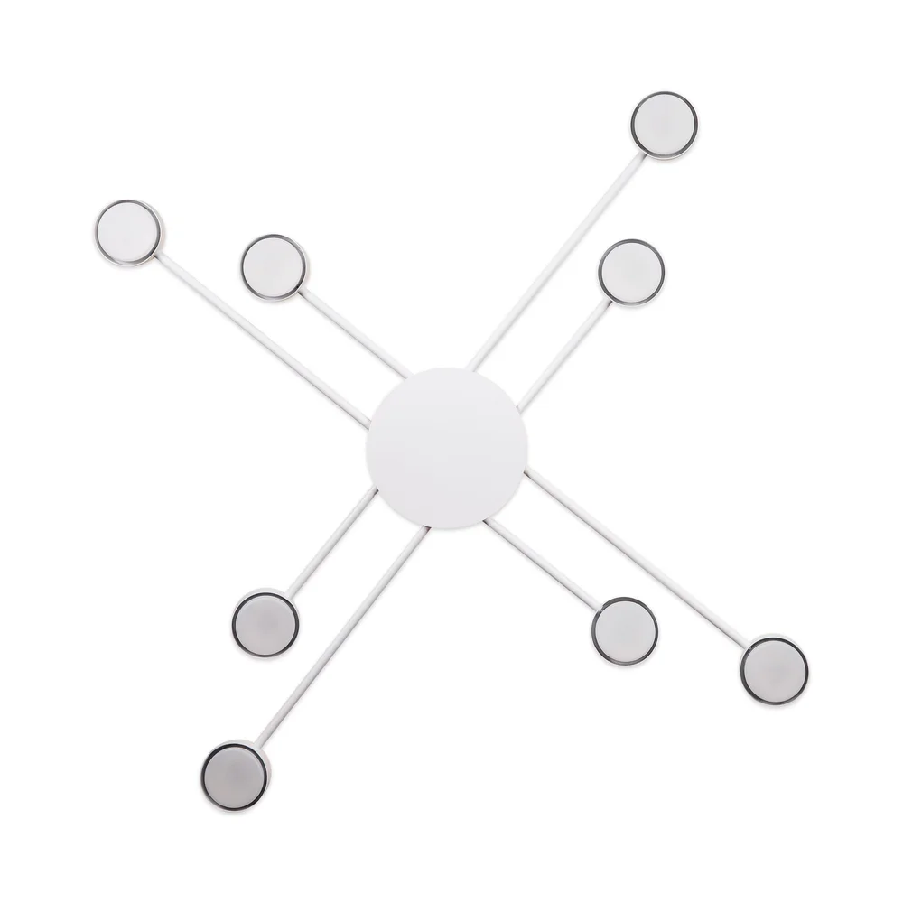 Світильник стельовий люстра ETRON Radiant GX53 8x15Вт білий 1-EFP-2225 TM ETRON