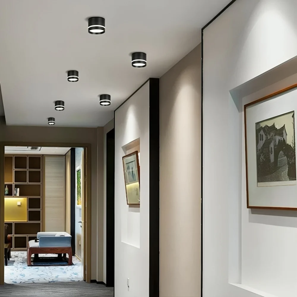 Світильник стельовий точковий ETRON FlexLine GX53 1x15Вт чорний 1-EFP-2236