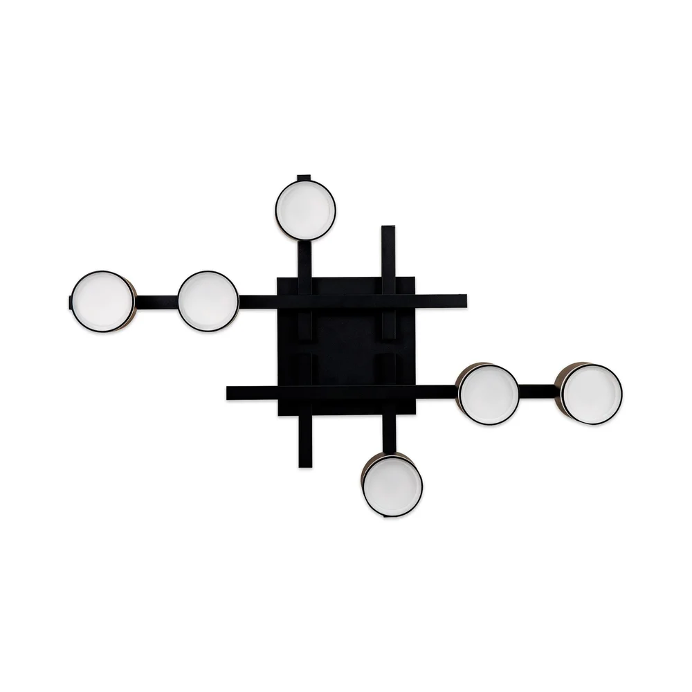 Світильник стельовий люстра ETRON FlexLine GX53 6x15Вт чорний 1-EFP-2216 TM ETRON